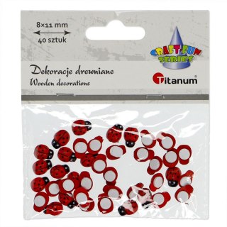 Ozdoba drewniana Craft-Fun Series biedronki Titanum (WDC640)