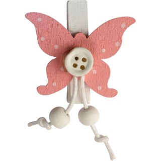 Ozdoba drewniana Craft-Fun Series klamerki z motylami Titanum (19AQE0701)