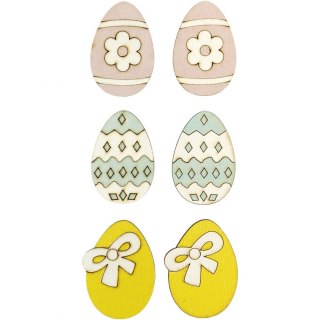 Ozdoba drewniana Craft-Fun Series pisanki samoprzylepne Titanum (191008)