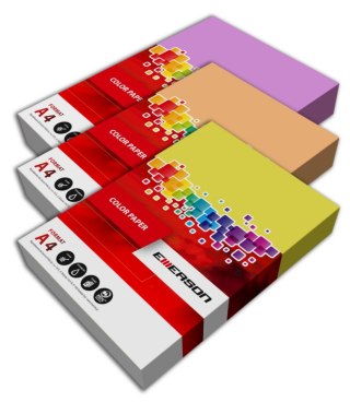 Papier kolorowy A4 4051 zielony ciemny 500k. 80g Emerson (xem408052)