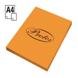 Papier kolorowy Protos A4 - pomarańczowy 160g