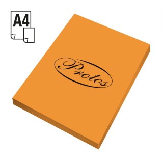 Papier kolorowy A4 pomarańczowy 50k. 160g Protos