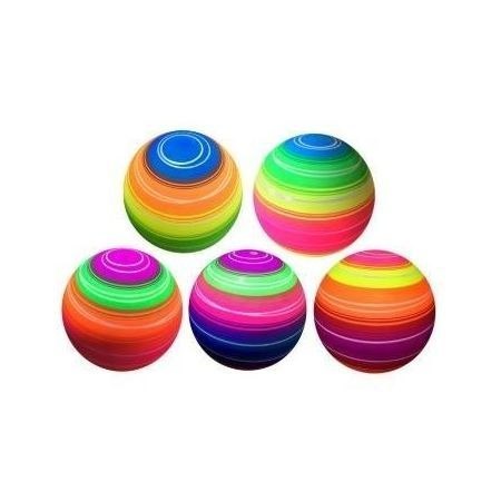 Piłka miękka gumowa tęczowa Artyk (134425)