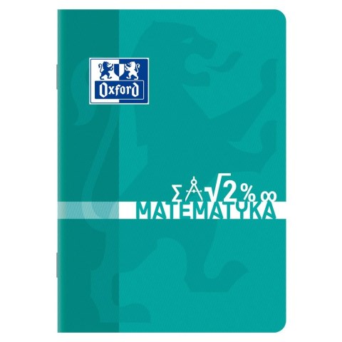 Zeszyt tematyczny matematyka A4 60k. 90g krata [mm:] 210x300 Oxford (400150840)