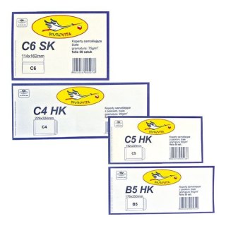 Koperta C6 HK biała A&G Koperty 20 sztuk