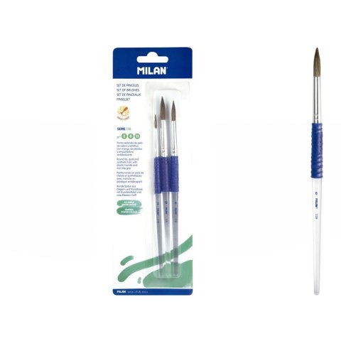 Pędzel Zestaw seria 116 nr mix Milan (BWM10463)