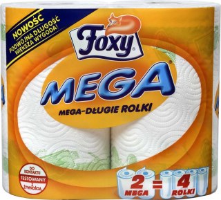 Ręcznik rolka Foxy Mega kolor: biały
