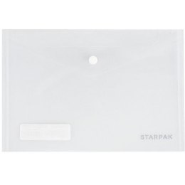 Teczka plastikowa na guzik Starpak A5 kolor: przezroczysta (393898)