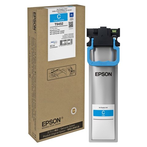 Tusz Epson XL do WorkForce Pro WF-C5790DWF/WF-C5710DWF | 38,1 ml | CYAN