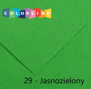 Brystol Colorline 29 zielony jasny 150g 10k [mm:] 500x650 Canson (200041405)