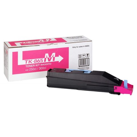 Toner Kyocera TK-865M do TASKalfa 250ci/300ci | 12 000 str. | magenta