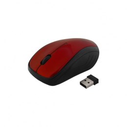Art AM-92E mysz optyczna | bezprzewodowo | USB | red