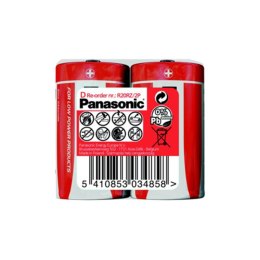 Bateria Panasonic węglowo-cynkowa R20RZ/2BP | 2szt.
