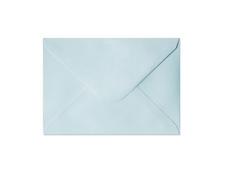Koperta C6 gładki niebieski k 130 niebieskie jasne Galeria Papieru (280228) 10 sztuk