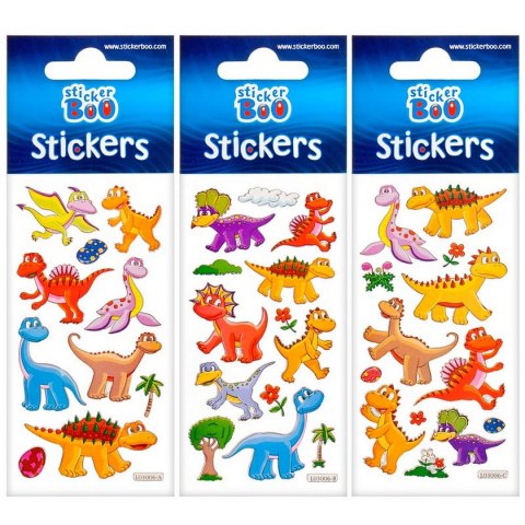 Naklejka (nalepka) dinozaur Stickerboo (382532)