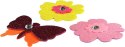 Naklejka (nalepka) Craft-Fun Series piankowe kwiaty, motyle Titanum (M-10)