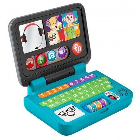 Zabawka edukacyjna Fisher Price Ucz się i Śmiej - Edukacyjny Laptop Malucha Porozmawiajmy (HHX33) Zabawka edukacyjna Fisher Price Ucz się i Śmiej - Edukacyjny Laptop Malucha Porozmawiajmy (HHX33)