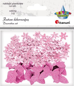 Zestaw dekoracyjny Titanum Craft-Fun Series cekiny+naklejki (5030A)