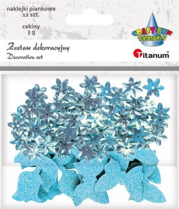 Zestaw dekoracyjny Titanum Craft-Fun Series cekiny+naklejki (5030B)