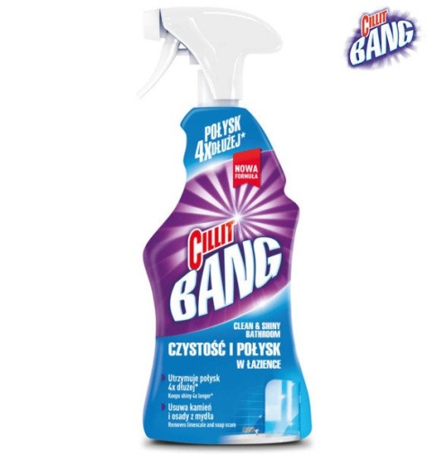 CILIT BANG 750ml CZYSTOŚĆ POŁYSK ŁAZIENKA NIEBIESKI
