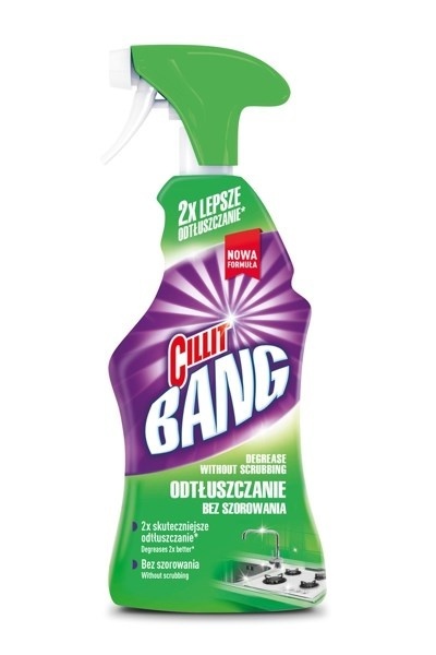 CILIT BANG SPREY 750 ml Usuwa tłuszcz ZIELONY