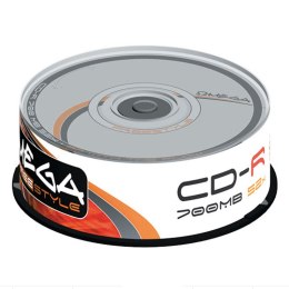 Dysk Omega CD-R cake | 700MB | x52 | 25 szt.