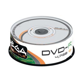Dysk Omega DVD-R | 4,7GB | x16 | 25 szt.