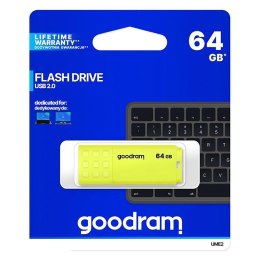 Goodram pamięć USB UME2 | USB 2.0 | 64GB | yellow
