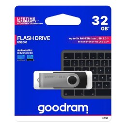 Goodram pamięć USB UTS3 | USB 3.0 | 32GB | black