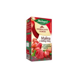 Herbata Herbapol Herbaciany Ogród | Malina z Dziką Różą | 20 szt
