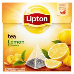 Herbata Lipton Piramidki | Cytrynowa | 20 szt