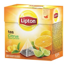 Herbata Lipton Piramidki | Owoce Cytrusowe | 20 szt