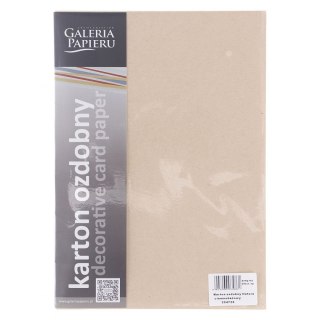 Papier ozdobny (wizytówkowy) A4 nature beżowy 220g Galeria Papieru (204726)