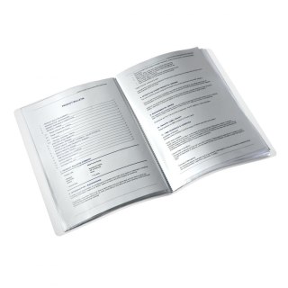 Teczka ofertowa Wow A4 kolor: CZARNY 20 kieszeni Leitz (46310095)