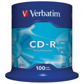 Verbatim CD-R | 700MB | x52 | cakebox 100szt | DataLife