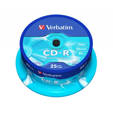 Verbatim CD-R | 700MB | x52 | cakebox 25szt | DataLife