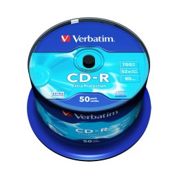 Verbatim CD-R | 700MB | x52 | cakebox 50szt | DataLife