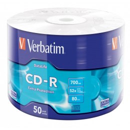 Verbatim CD-R | 700MB | x52 | szpindel 50szt 97488 | minimalna ilość zakup 4