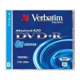 Verbatim DVD-R | 4.7GB | x16 | slim 5szt | Colour