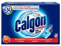 CALGON 3w1 tabletki do pralki odkamieniacz 15szt