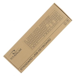 Klawiatura USB czarny Titanum (TK101)
