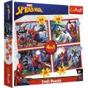 Puzzle Trefl Spider Man 4w1 el. (34384)