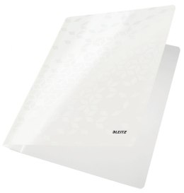 Skoroszyt WOW A4 biały perłowy karton 80g Leitz (30010001)