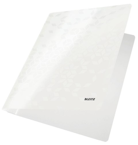 Skoroszyt Leitz WOW A4 biały perłowy karton 80g (30010001) Skoroszyt Leitz WOW A4 biały perłowy karton 80g (30010001)