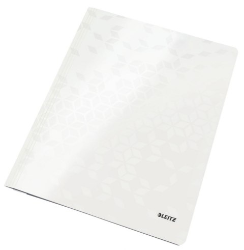 Skoroszyt Leitz WOW A4 biały perłowy karton 80g (30010001) Skoroszyt Leitz WOW A4 biały perłowy karton 80g (30010001)