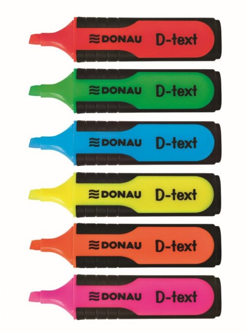 Zakreślacz Donau D-Text 6 kol. mix 1,0-5,0mm (7358906PL-99) Zakreślacz Donau D-Text 6 kol. mix 1,0-5,0mm (7358906PL-99)