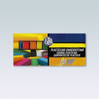 Plastelina 12 kol. kwadratowa mix Astra (83813908)