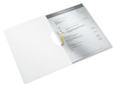 Skoroszyt Leitz Wow ColorClip A4 żółty PVC PCW (41850016) Skoroszyt Leitz Wow ColorClip A4 żółty PVC PCW (41850016)