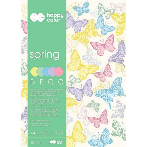 Zeszyt papierów kolorowych A4 170g 20k Happy Color (3817 2030-110)