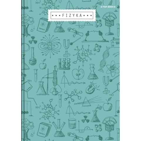 Brulion tematyczny fizyka A5 80k. 70g krata [mm:] 150x210 TOP-2000 (400160623)